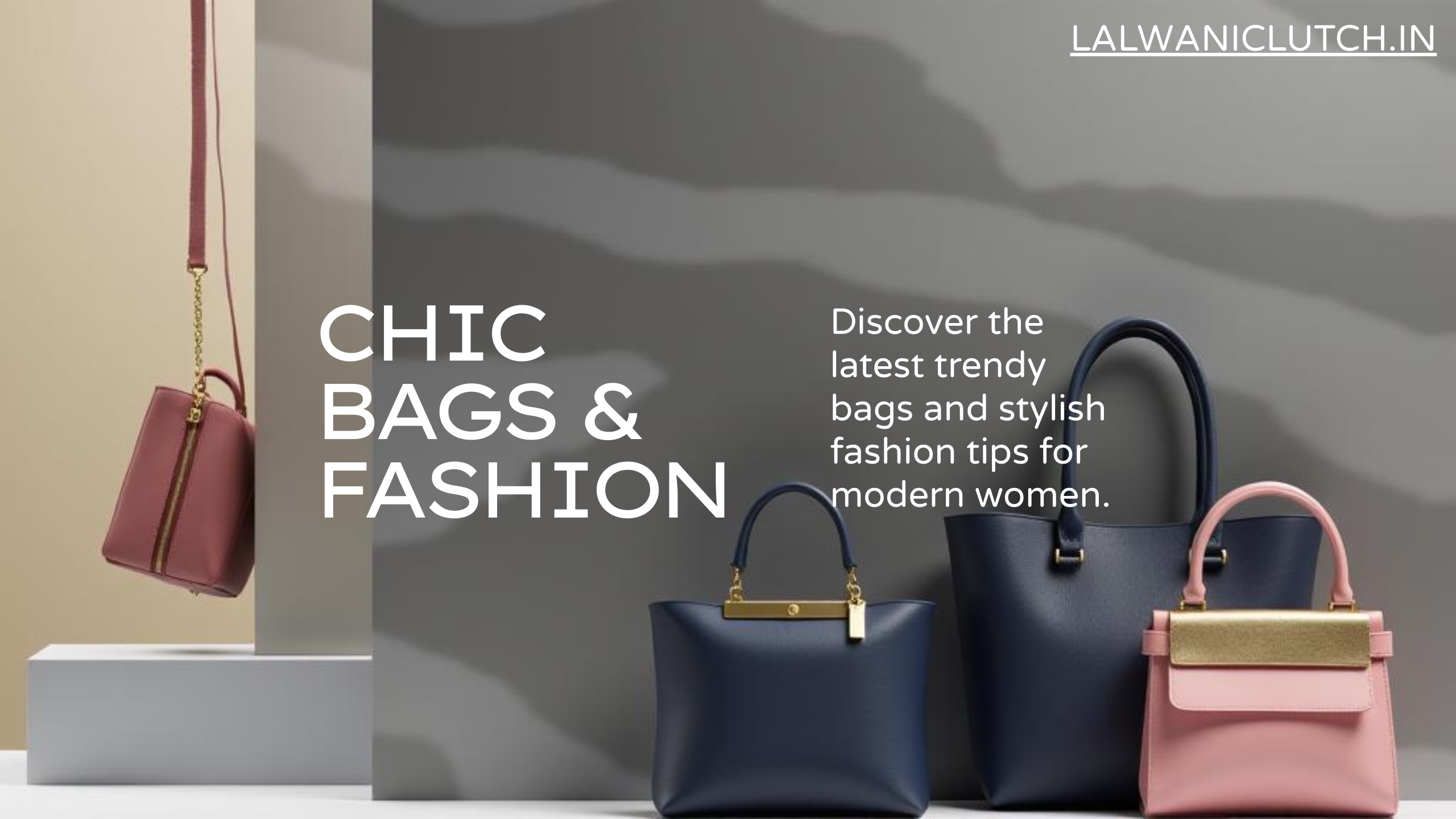 YouTube Banner - Chic Bags & Fashion