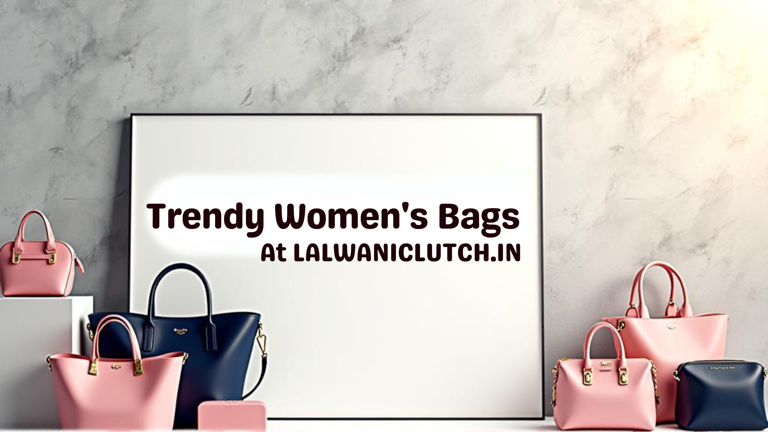 YouTube Banner - Trendy Women's Bags